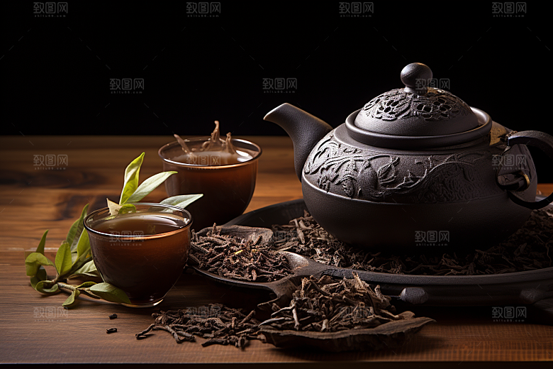 茶叶自然清新摄影图
