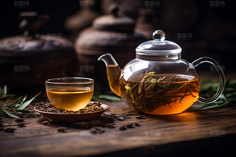 茶叶清新自然摄影图