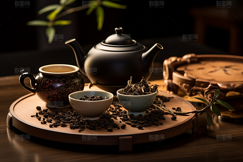 茶叶清明谷雨春茶摄影图
