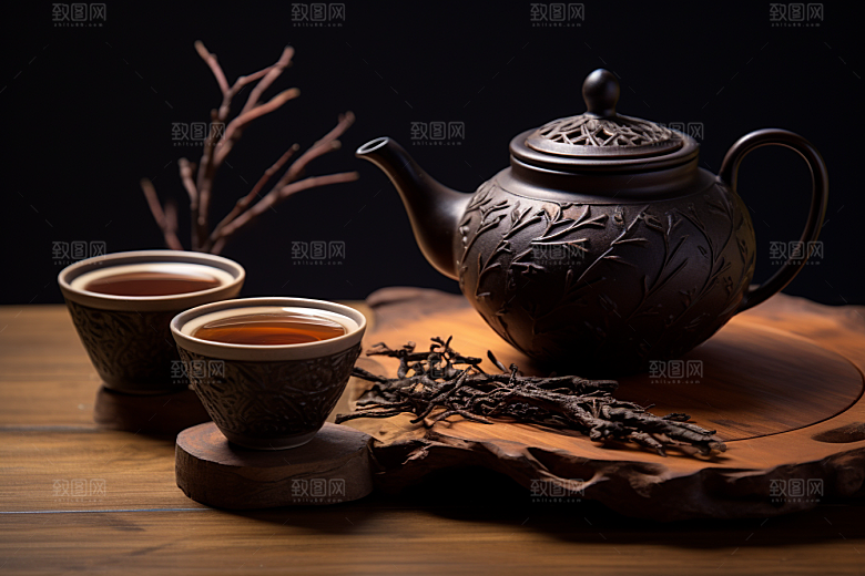 茶叶新茶茶园摄影图