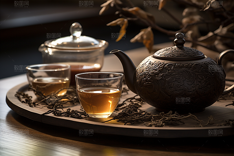 茶叶茶山茶园摄影图