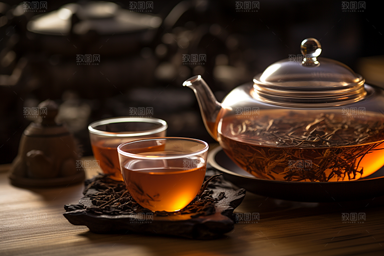 茶叶清明谷雨茶山摄影图