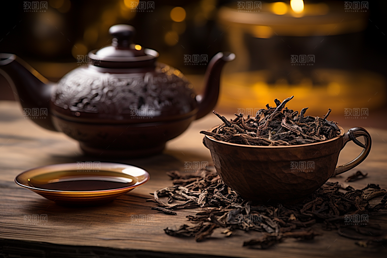 茶叶春天茶山摄影图