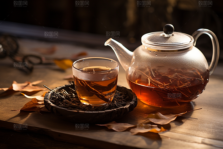 茶叶茶山新茶摄影图