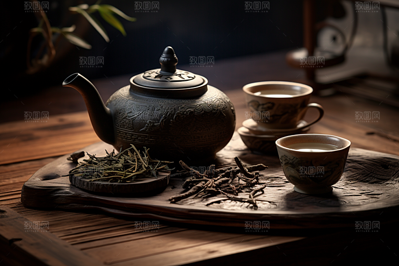 茶叶茶园茶树摄影图