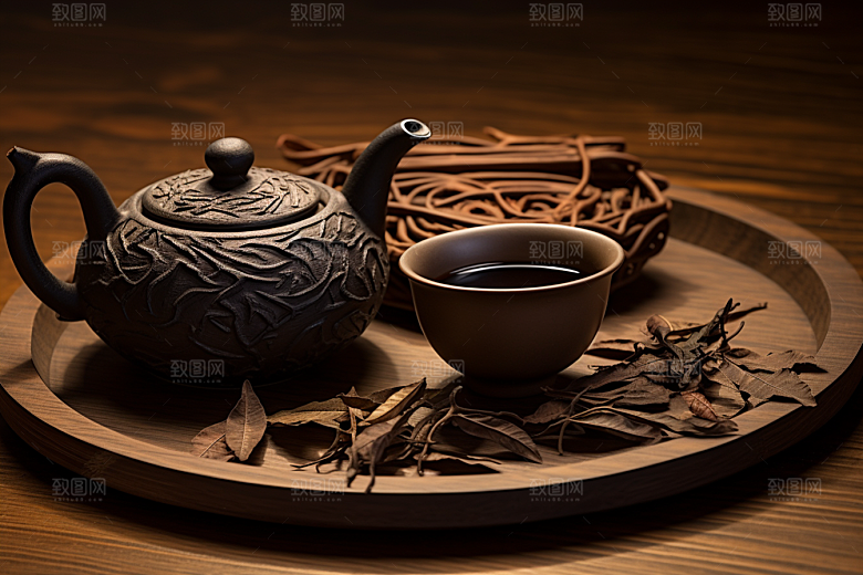 茶叶新茶茶园摄影图