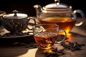 茶叶茶树春茶摄影图