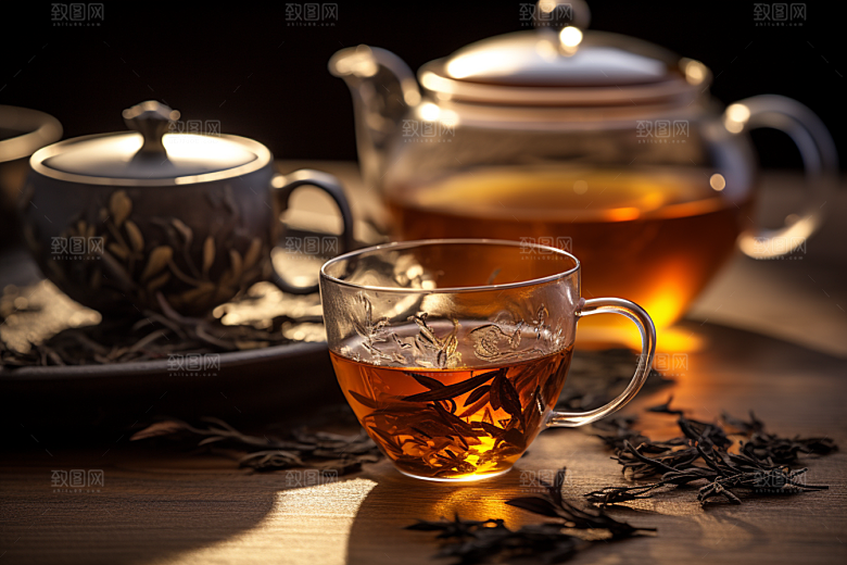 茶叶茶树春茶摄影图