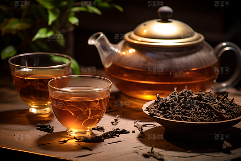 茶叶采茶茶园摄影图