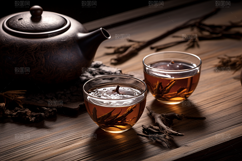 茶叶清新清明谷雨摄影图