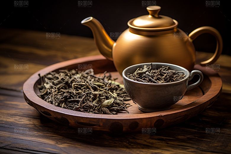 茶叶茶山自然摄影图