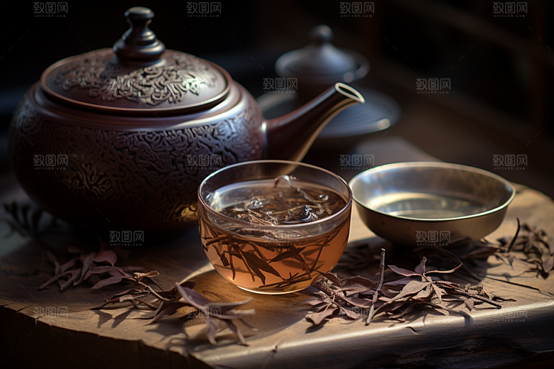 茶叶清明谷雨新茶摄影图