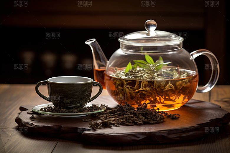 茶叶新茶采茶摄影图