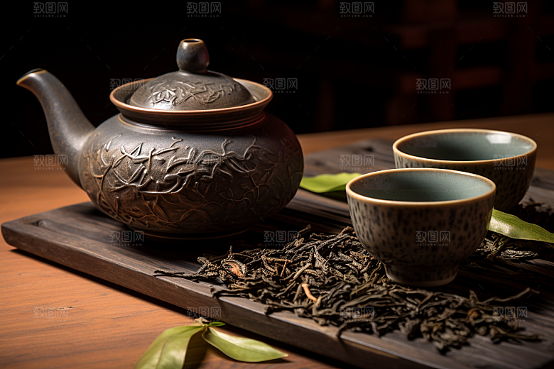 茶叶高清新茶摄影图