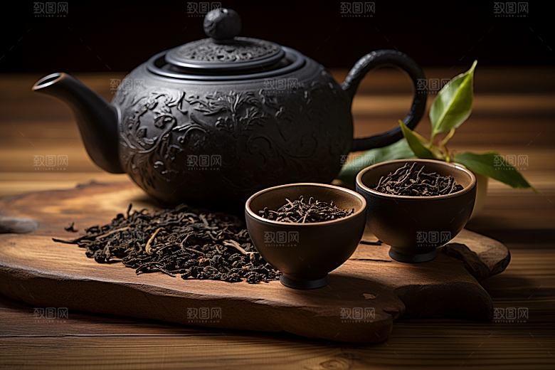 茶叶茶园采茶摄影图