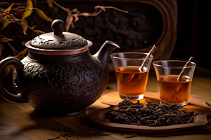茶叶新茶清明谷雨摄影图