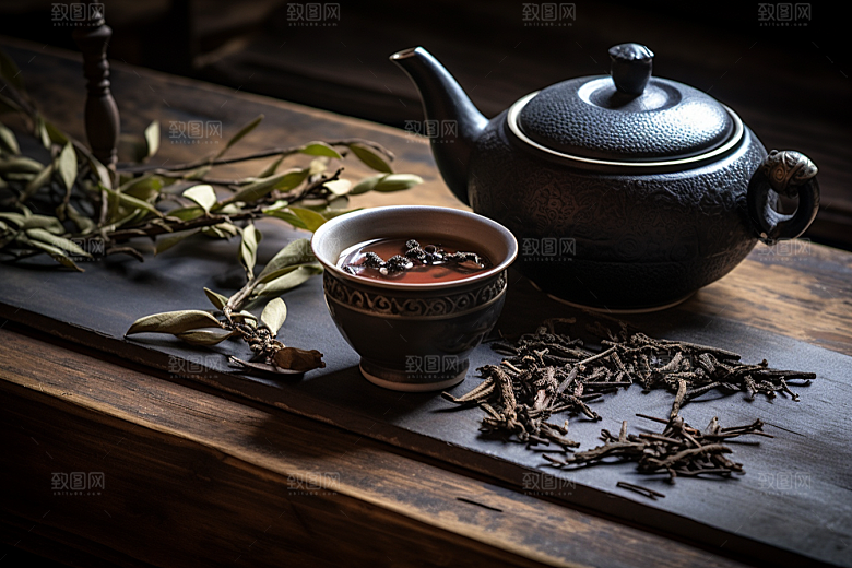 茶叶茶山高清摄影图