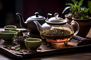 茶叶茶山新茶摄影图