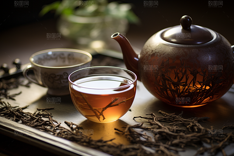 茶叶高清新茶摄影图