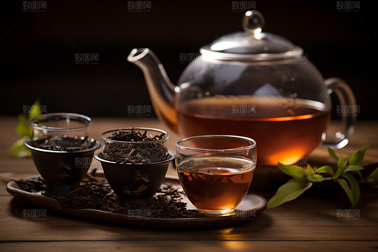 茶叶春茶雨前龙井摄影图