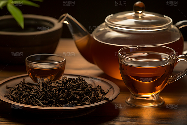 茶叶春茶清新摄影图