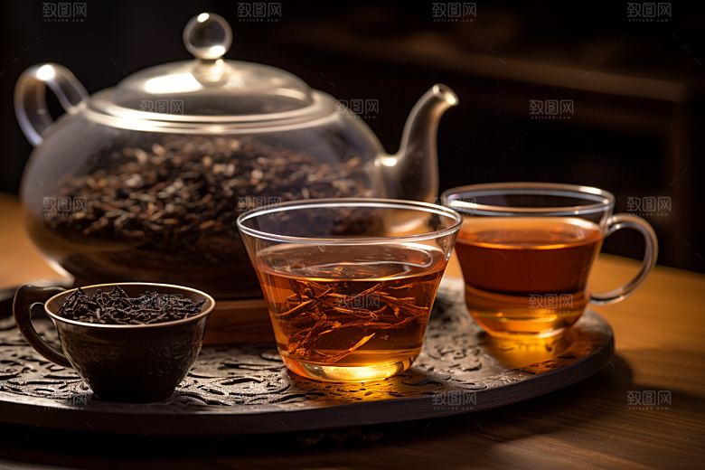 茶叶清新新茶摄影图