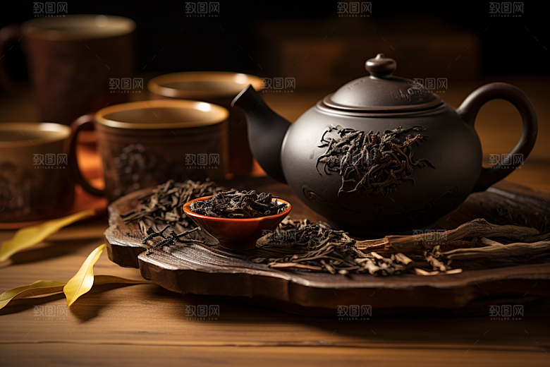 茶叶茶树新茶摄影图