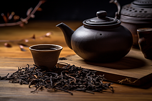 茶叶春季茶山摄影图