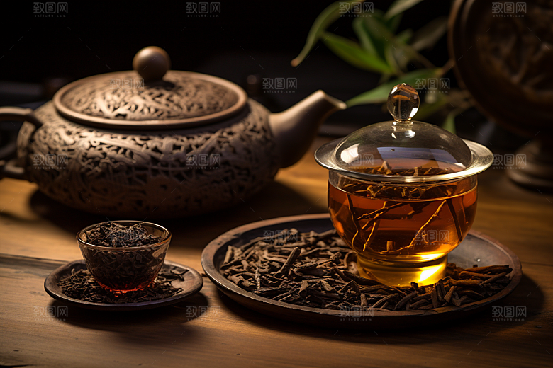 茶叶茶园茶树摄影图