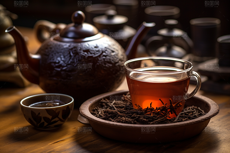 茶叶茶树茶山摄影图
