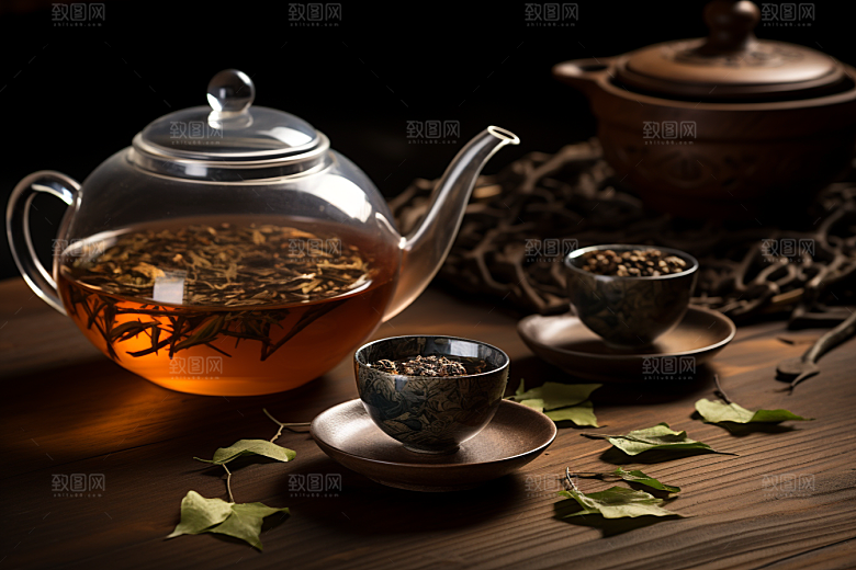 茶叶新茶自然摄影图