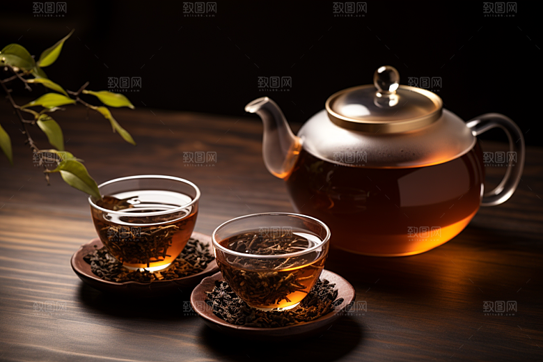 茶叶茶树春茶摄影图