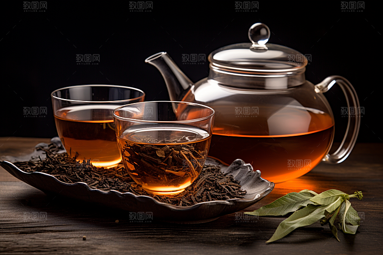 茶叶高清新茶摄影图