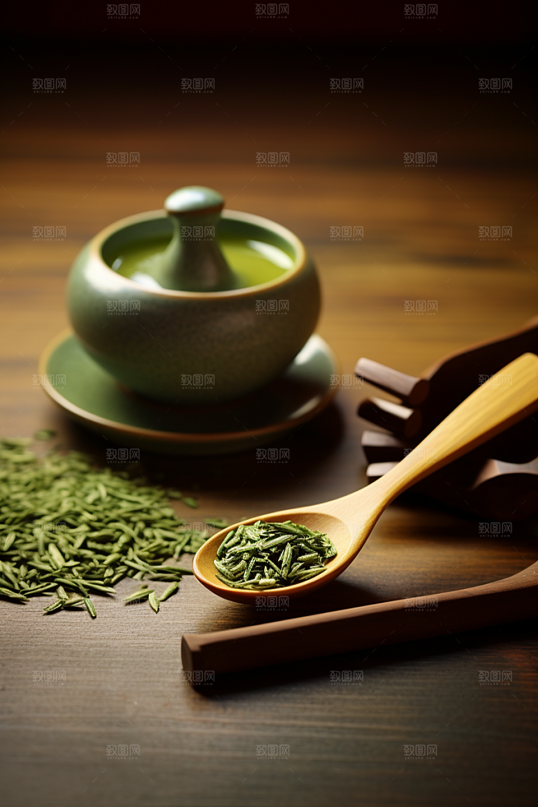 茶叶春天春季摄影图