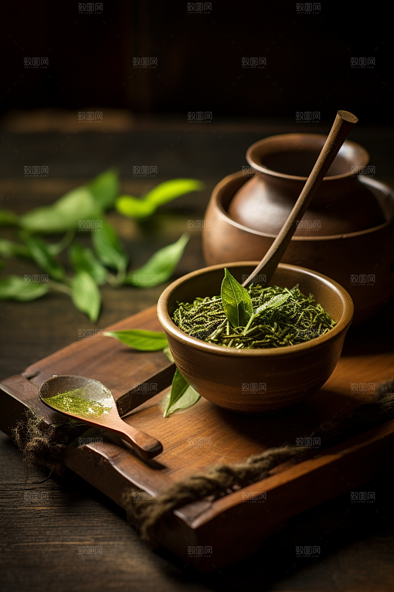 茶叶春茶清新摄影图