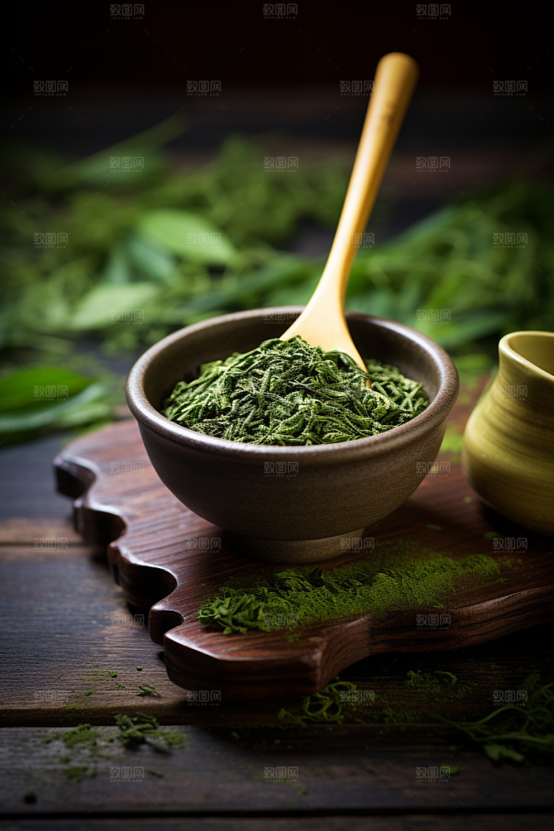 茶叶清新春季摄影图