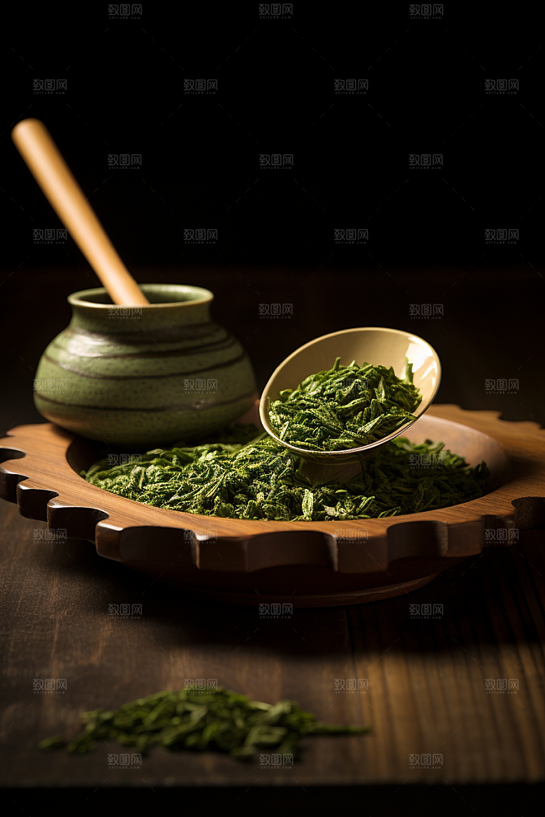 茶叶春天茶树摄影图