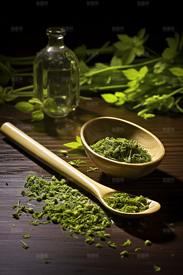 茶叶清新清明谷雨摄影图