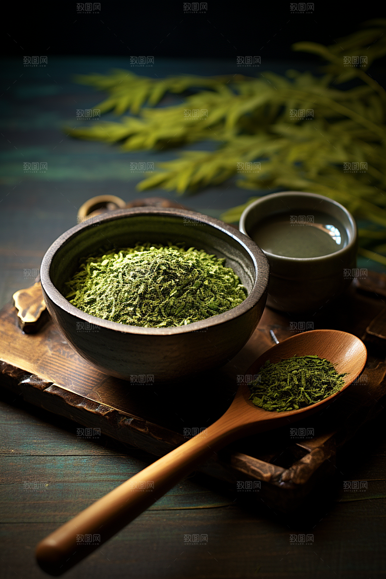 茶叶清新自然摄影图