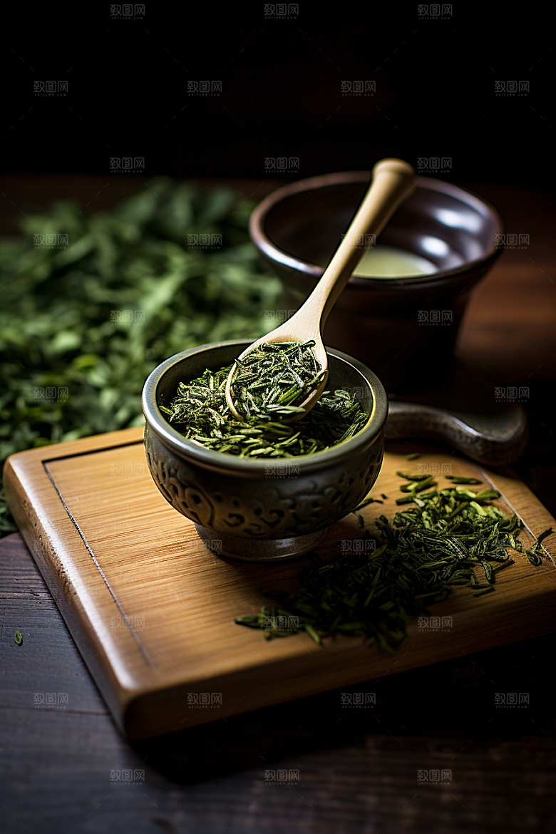茶叶新茶春季摄影图