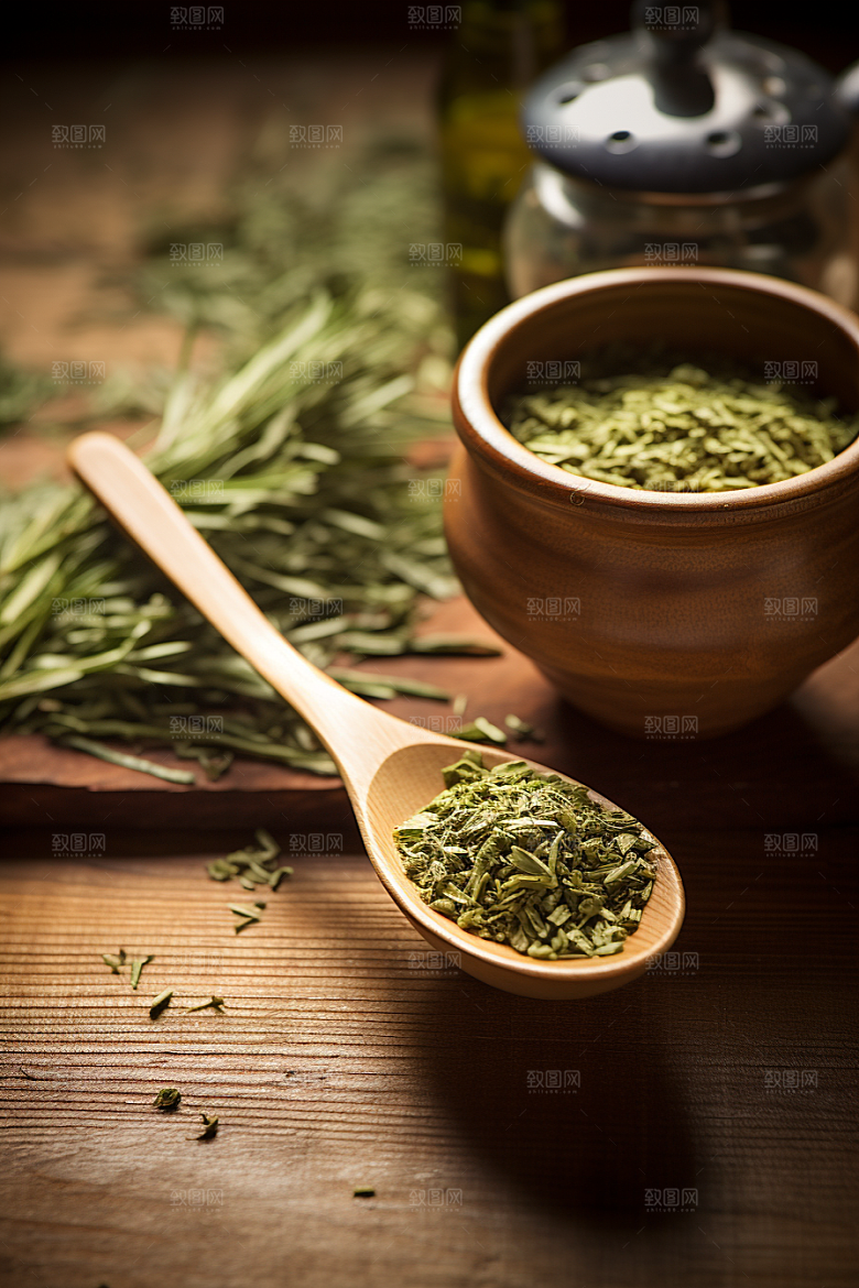 茶叶春天采茶摄影图