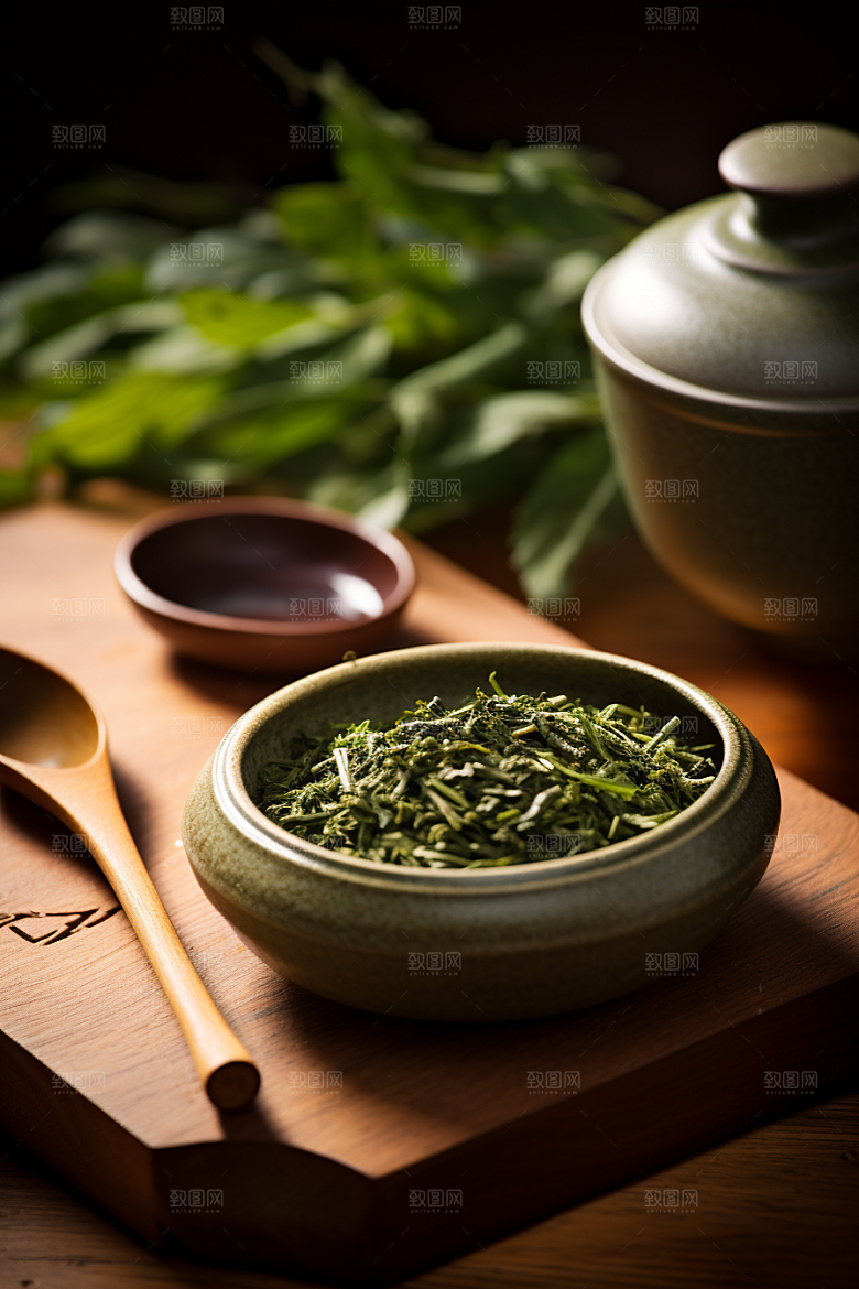 茶叶清新春天摄影图