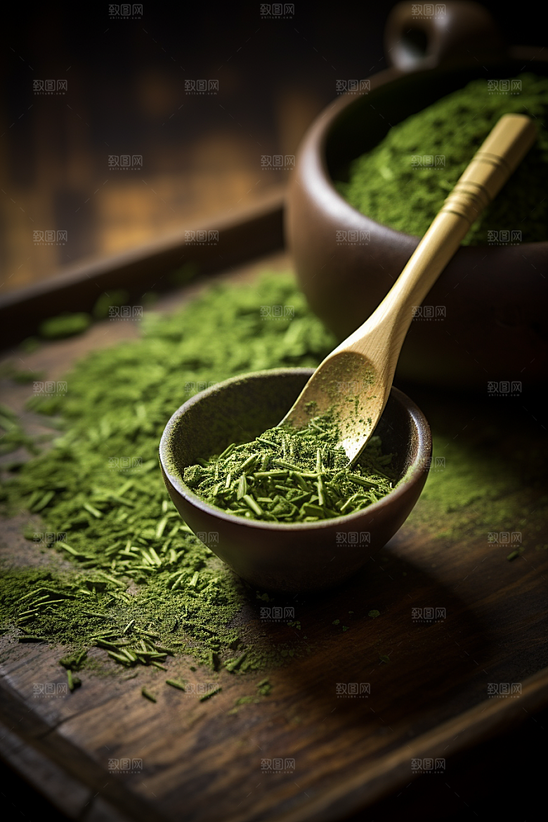 茶叶自然新茶摄影图