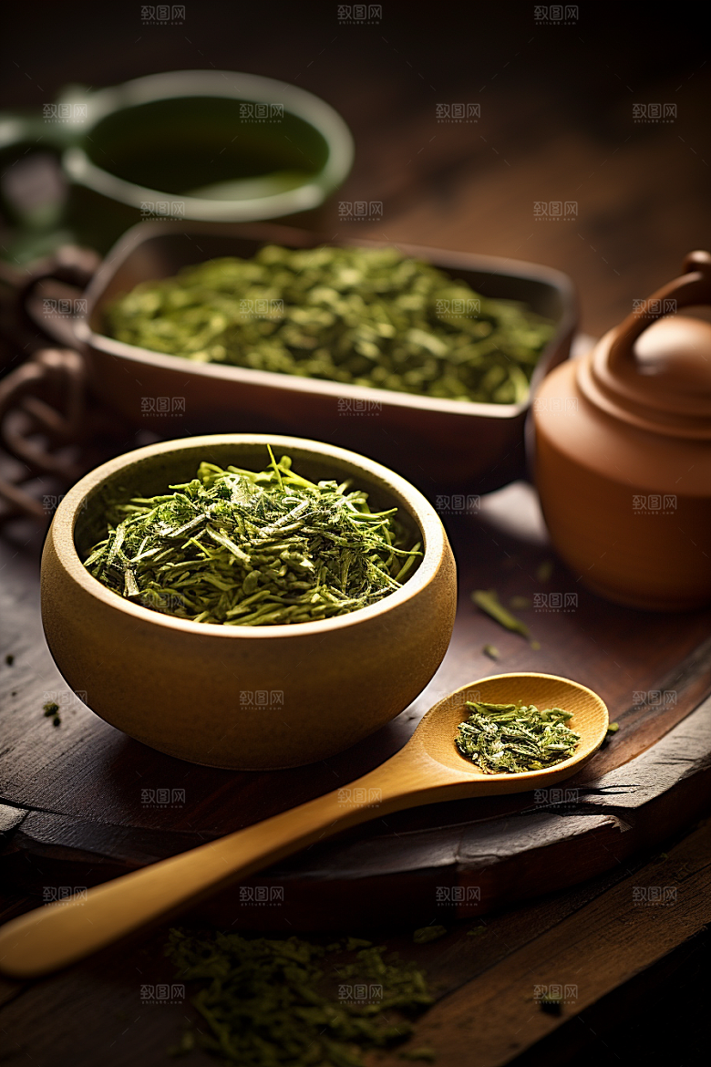 茶叶新茶采茶摄影图