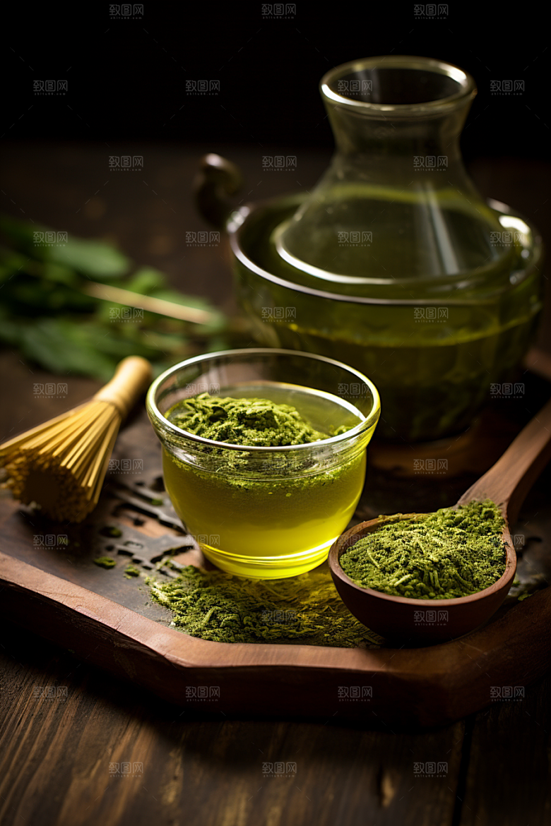 茶叶新茶茶山摄影图