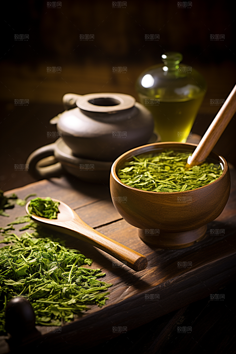 茶叶茶树采茶摄影图