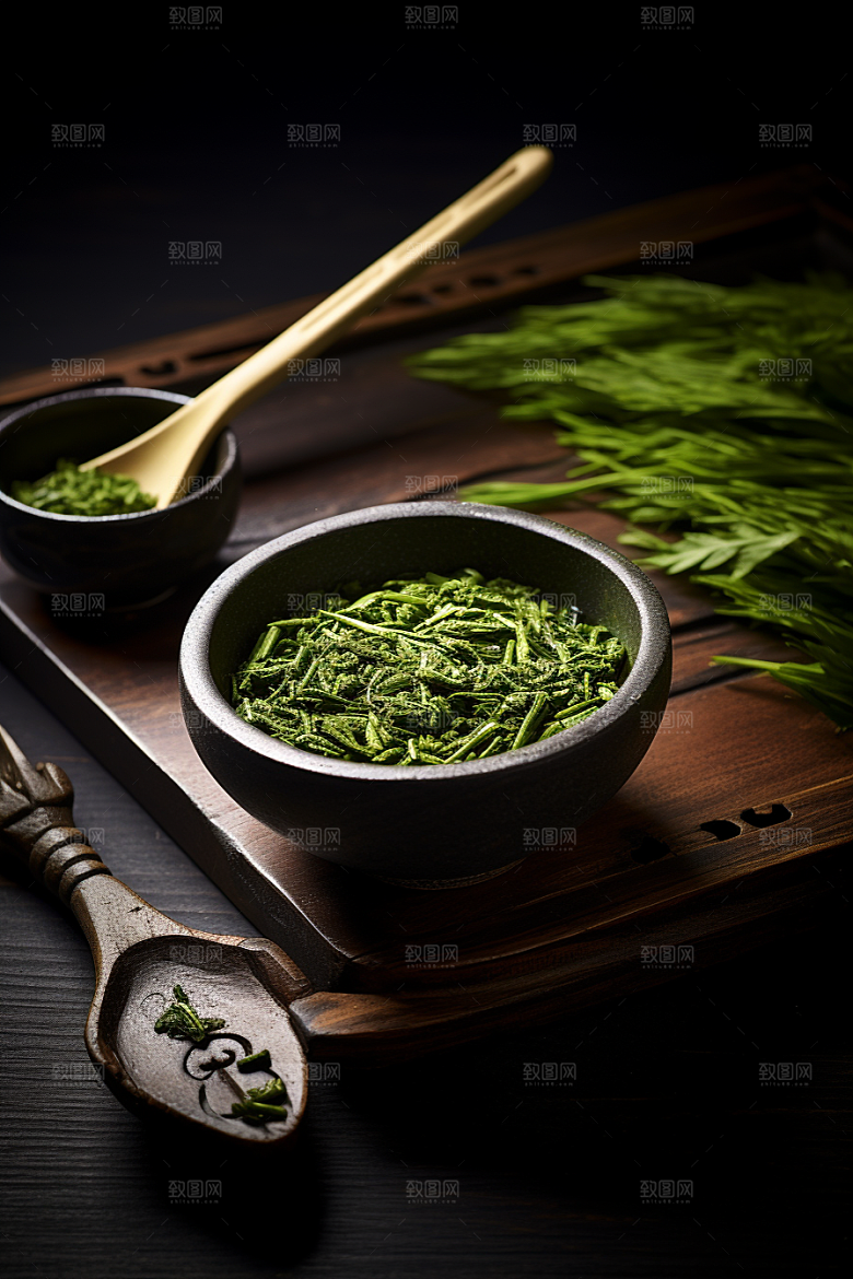 茶叶清明谷雨采茶摄影图