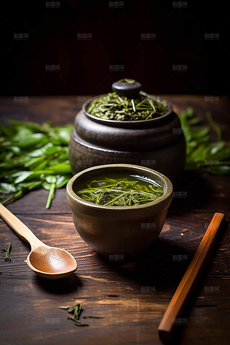 茶叶新茶高清摄影图