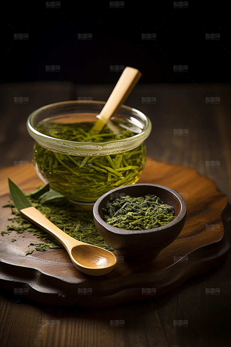 茶叶新茶自然摄影图