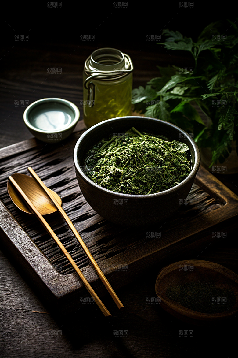 茶叶清明谷雨茶山摄影图